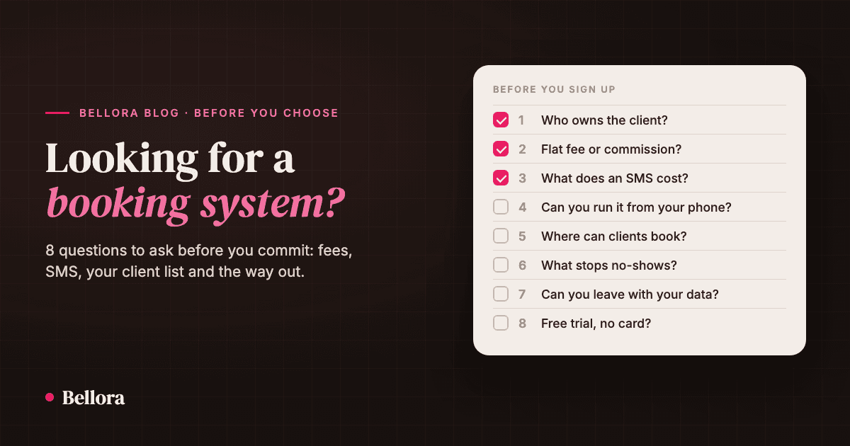 Looking for a booking system? 8 questions to ask before you choose one