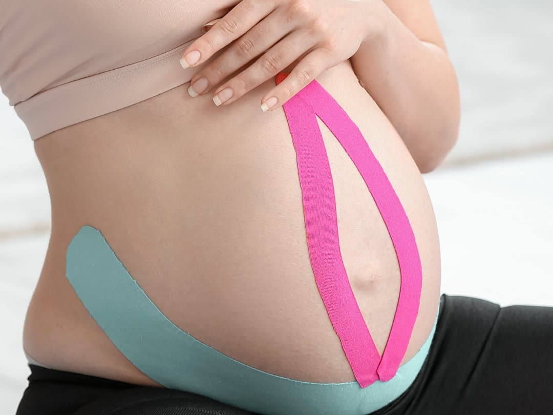 Kineziotape ragasztás kismamáknak